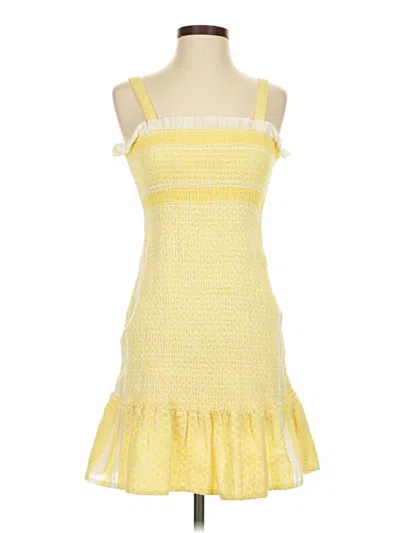 Pre-owned Cecilie Copenhagen Cocktail Dress In Yellow