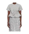 Cecilie�bahnsen Ace T-shirt In Grey