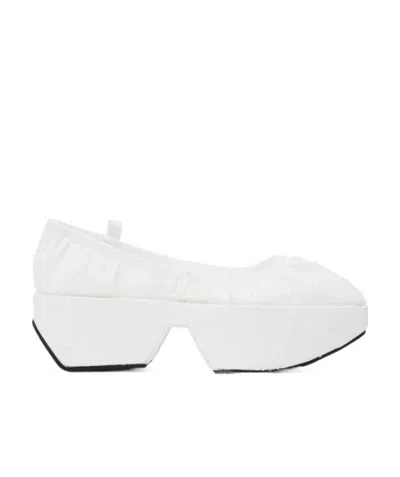 Cecilie�bahnsen Alexandra Platform Ballerina Shoes In White