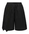 Cecilie Bahnsen Angel Shorts Recycled Taffeta Shorts In Black