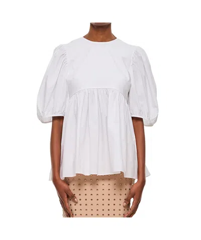 Cecilie�bahnsen Anisha Blouse In White