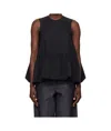 Cecilie Bahnsen Asta Top In Black