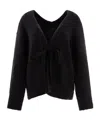 Cecilie Bahnsen Long-sleeved Sweater In Black