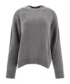 Cecilie�bahnsen Long-sleeved Sweater In Gray