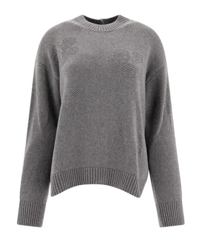 Cecilie�bahnsen Long-sleeved Sweater In Gray