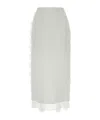 Cecilie�bahnsen Olympia Skirt In White
