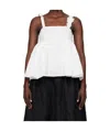 Cecilie Bahnsen Onyx Tank Top In White