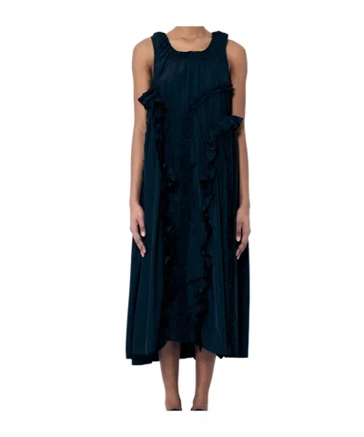 Cecilie�bahnsen Opal Midi Dress In Black