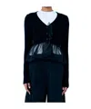 Cecilie Bahnsen Phlox Cardigan In Black