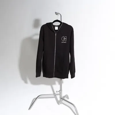 Cecred Full Zip Hoodie In Black