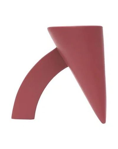 Cedit Lapis [-] Vase Brick Size - Ceramic In Red