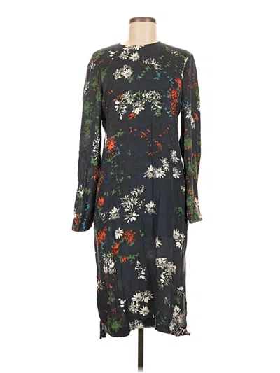 Pre-owned Cedric Charlier Casual Dress In Gray