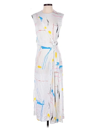 Pre-owned Cedric Charlier Casual Dress In Ivory