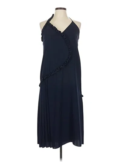 Pre-owned Cedric Charlier Cocktail Dress In Blue