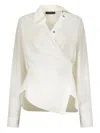 Cedric Charlier Cotton Shirt In White