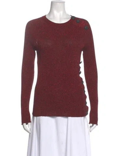 Pre-owned Cedric Charlier Crew Neck Long Sleeve Top