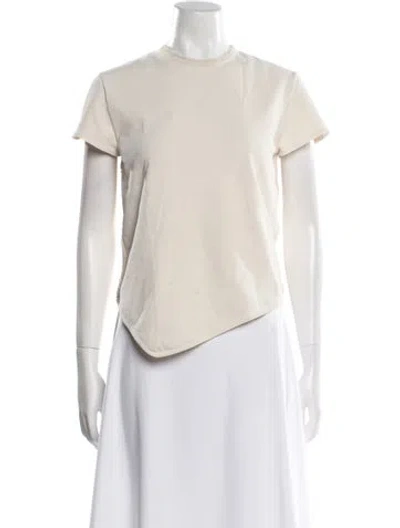 Pre-owned Cedric Charlier Crew Neck Short Sleeve T-shirt In Neutral