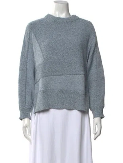 Pre-owned Cedric Charlier Crew Neck Sweater In Blue