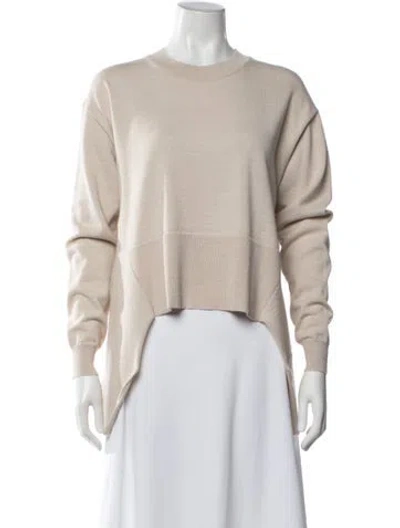 Pre-owned Cedric Charlier Crew Neck Sweater In Neutrals