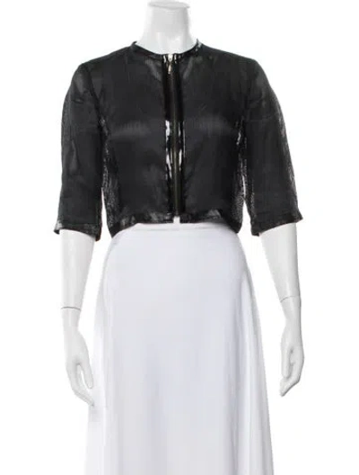 Pre-owned Cedric Charlier Jacket In Black