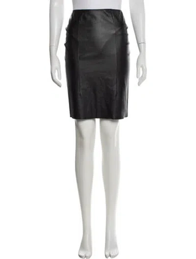Pre-owned Cedric Charlier Knee-length Skirt In Black