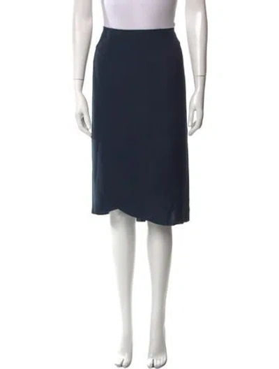 Pre-owned Cedric Charlier Knee-length Skirt In Blue