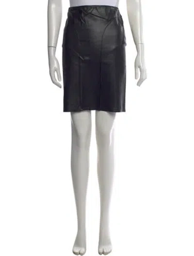 Pre-owned Cedric Charlier Knee-length Skirt In Gray