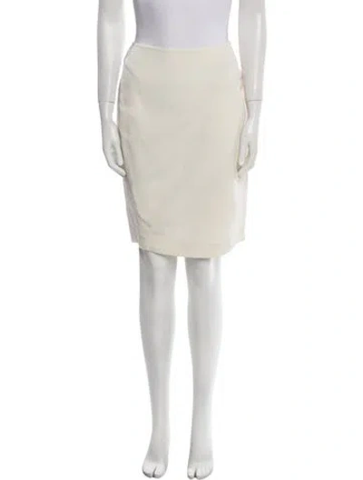 Pre-owned Cedric Charlier Knee-length Skirt In Neutral