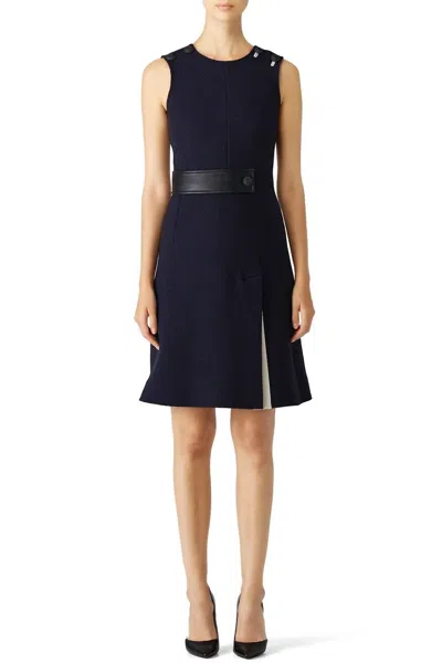 Cedric Charlier Nelly Dress In Blue