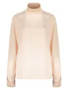 Cedric Charlier Print Blouse In Pink