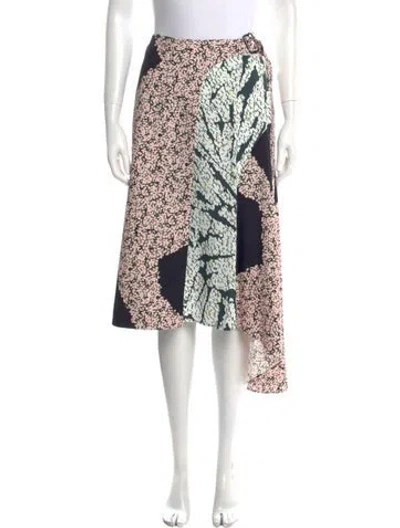 Pre-owned Cedric Charlier Printed Knee-length Skirt In Multi