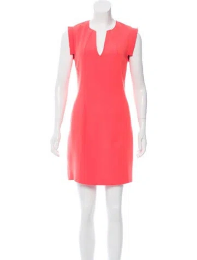 Pre-owned Cedric Charlier Sleeveless Mini Dress W/ Tags In Orange