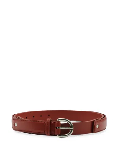 Cedric Charlier Stud-detail Belt In Brown