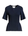 Cedric Charlier Woman Sweater Navy Size 4 Viscose, Polyamide In Black