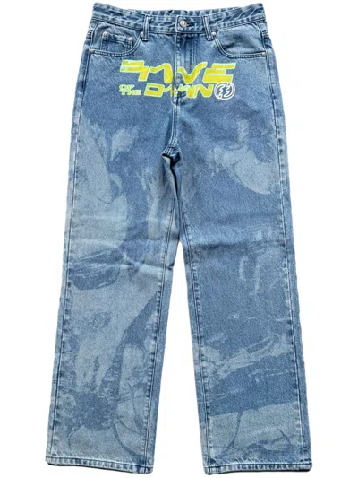 Ceec Laser Jeans In Blue