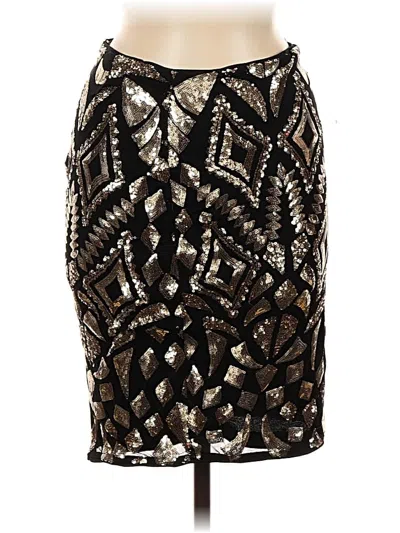 Pre-owned Cefian Formal Skirt In Gold