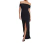 Cefian Galleria Foldover Maxi Dress In Black In Black