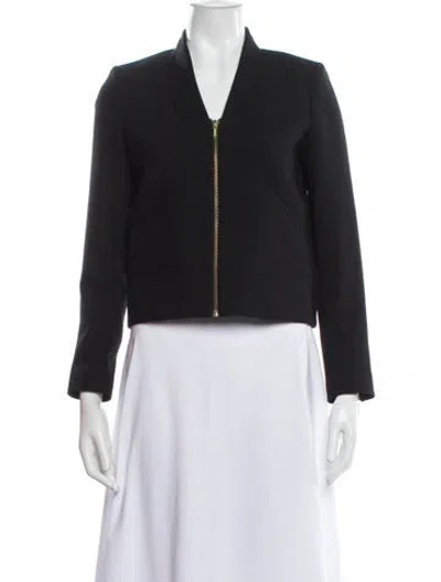 Pre-owned Cefinn Bomber Jacket In Black