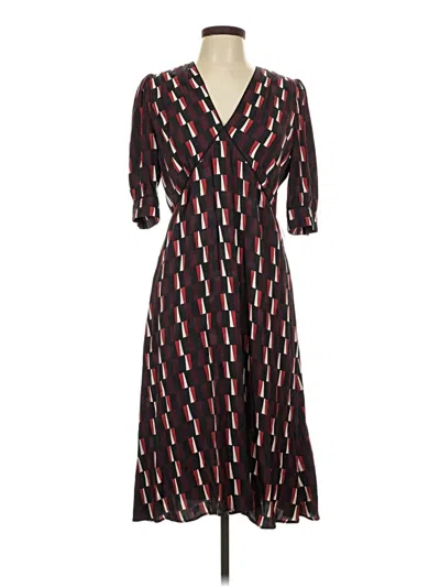 Pre-owned Cefinn Casual Dress In Burgundy
