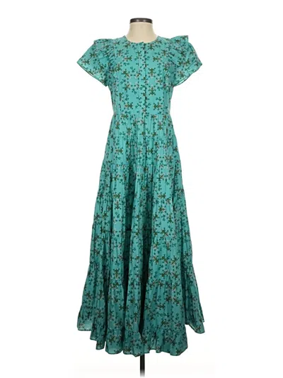 Pre-owned Cefinn Casual Dress In Teal