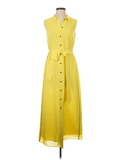 Pre-owned Cefinn Casual Dress In Yellow