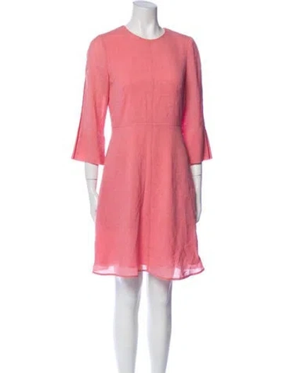 Pre-owned Cefinn Crew Neck Mini Dress In Pink