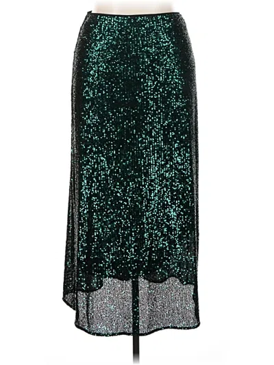 Pre-owned Cefinn Formal Skirt In Green
