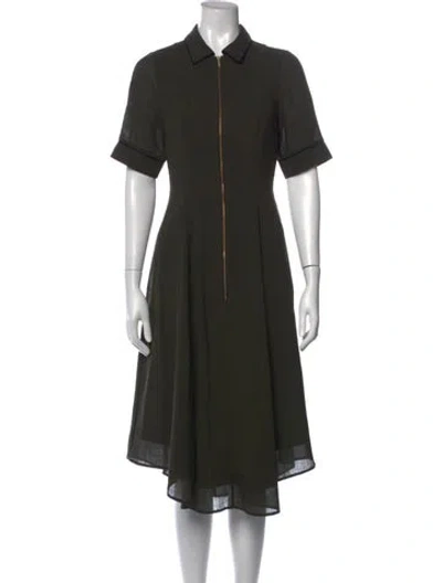 Pre-owned Cefinn Midi Length Dress In Green