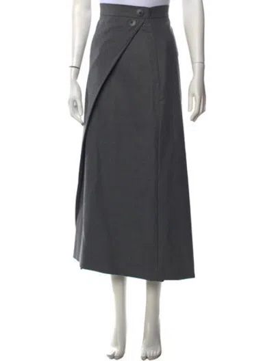 Pre-owned Cefinn Midi Length Skirt In Grey