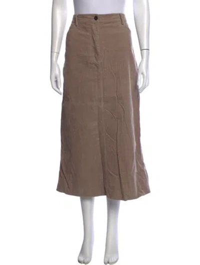 Pre-owned Cefinn Midi Length Skirt In Neutrals