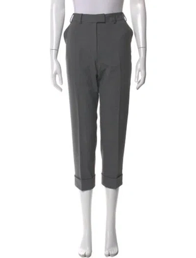 Pre-owned Cefinn Straight Leg Pants In Gray