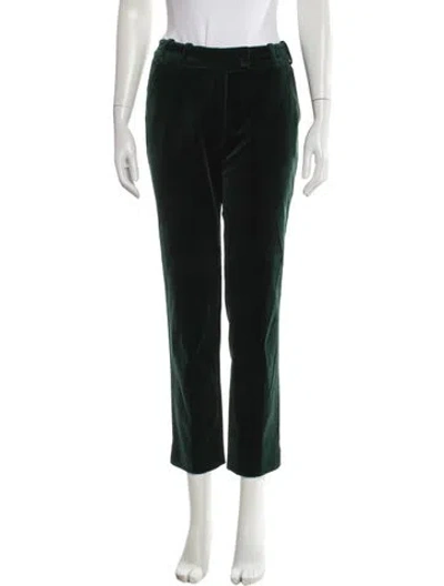 Pre-owned Cefinn Straight Leg Pants In Green