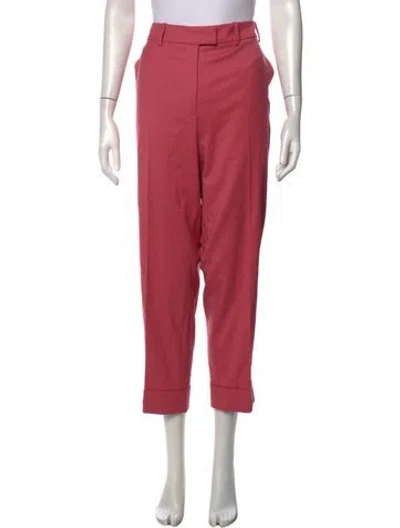 Pre-owned Cefinn Straight Leg Pants In Pink