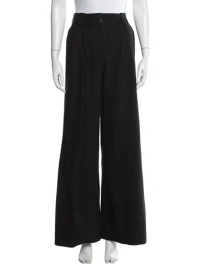 Pre-owned Cefinn Wide Leg Pants In Black